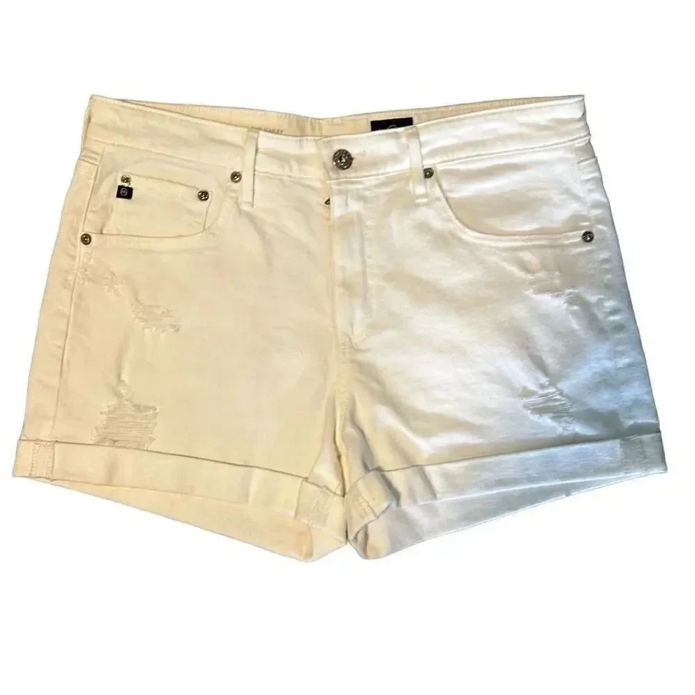 Adriano Goldschmied Haley X boyfriend roll up shorts size 30